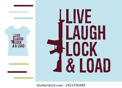 Live laughlock y cargar el diseño de camisetas