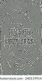 Live Limitless Quote in Abstract Background for Wallpaper, Banner, Backdrop Design
