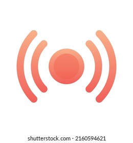 icono de plantilla de diseño de degradado de logotipo activo