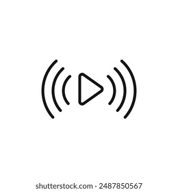 Contorno de Vector de signo de logotipo en vivo