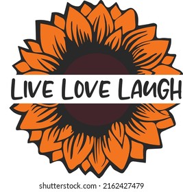 Live love laugh t-shirt desing 