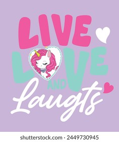 live love unicorn girl cute 