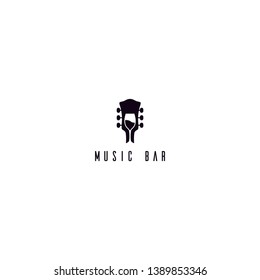 Live Music And Bar Logo Design Inspiration