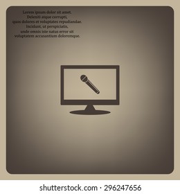 live music. icon. vector design