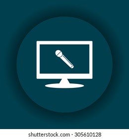 live music. icon. vector design