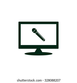 live music. icon. vector design