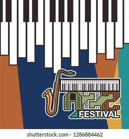 Live music show vintage poster design with acoustic guitar, vector illustration. Musical show flyer template. - Vector