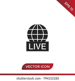 Live news icon