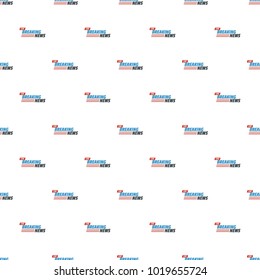 Live report pattern seamless in flat style for any design