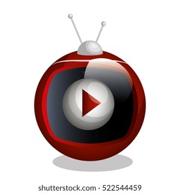live straming concept isolated icon