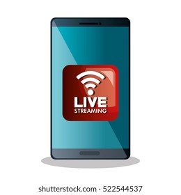 live straming concept isolated icon