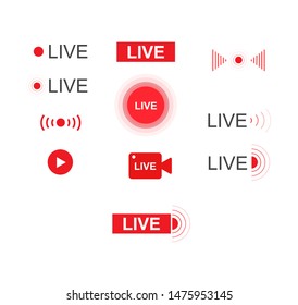 Live stream. Live broadcast. Video