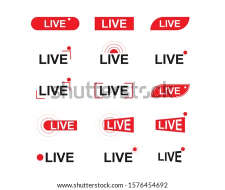 Live stream. Live broadcast. Video