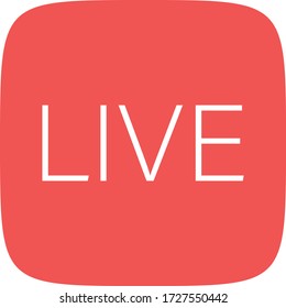Live Stream Button for Gamer and Streamer