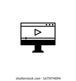 Live stream concept vector illustration icon