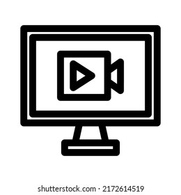 live stream icon or logo isolated sign symbol vector illustration - high quality black style vector icons
