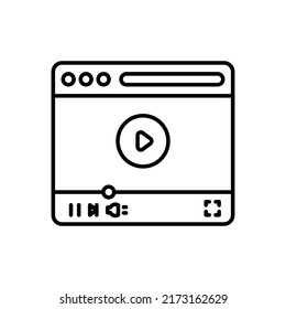 Live Stream icon in vector. Logotype