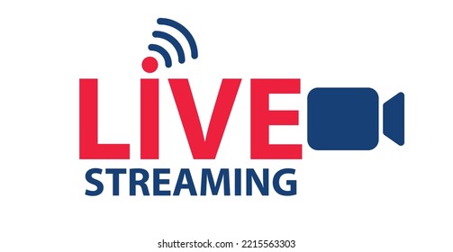 Live Stream Logo. Vector Illustration