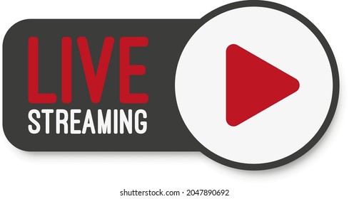 Live Stream On Youtube Flat Logo Stock Vector (Royalty Free) 2047890692 ...