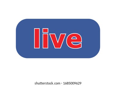 botones web en vivo, elemento de medios sociales.