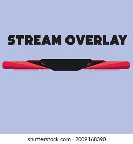 Live Stream Webcam Border Element For Streamer