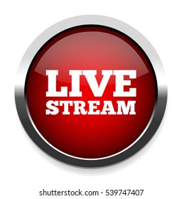 live streaming button