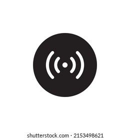 Live Streaming Button Icon. Social Media Element Vector