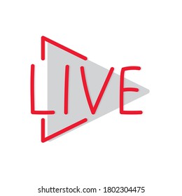 live streaming concept - vector illustration