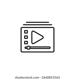estilo .design de coleção de ícones de streaming ao vivo com plano de fundo
