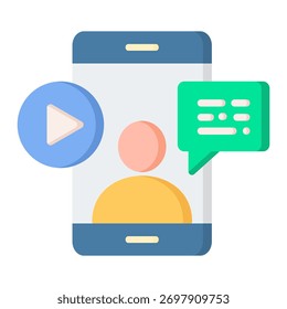 Elemento de icono de transmisión en vivo para diseño