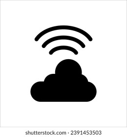 Icono de streaming en vivo. Símbolo de difusión en línea. aislado en fondo blanco