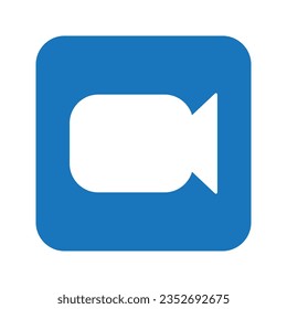 Live streaming icon, vector isolated illustration. Social media web banner