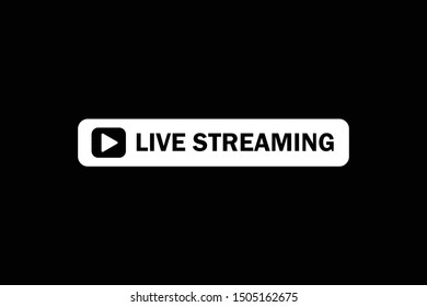 Live streaming icon. Web design.