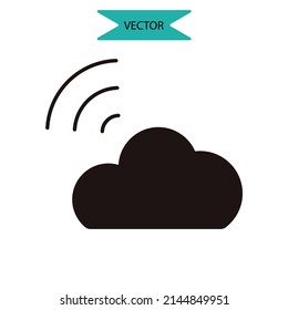 live streaming icons  symbol vector elements for infographic web