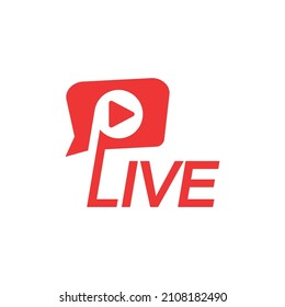 Live Streaming And Podcast Logo Design Template