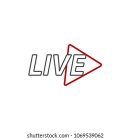 Live streaming sign