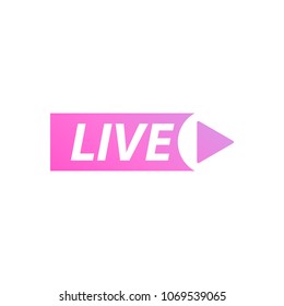 Live streaming sign