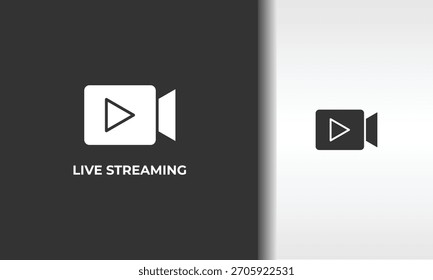 Vector, Icono O Logotipo De Transmisión En Vivo Ilustración De Símbolo Aislado