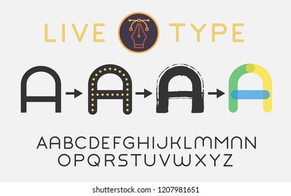 Live Stroke Path for Typography and Animations