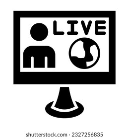 Live Vector Glyph Icon For Personal And Commercial Use.
