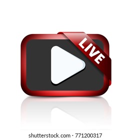 Live Video Button illustration