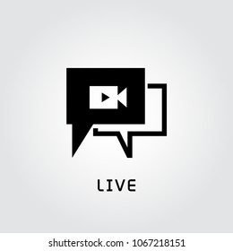 live video camera icon