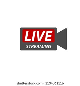 Live video streaming icon