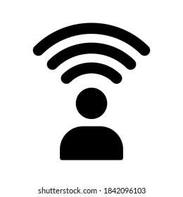 Vídeo en vivo, vector de icono de streaming. streaming en vivo de icono en fondo blanco