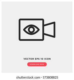 Live Video Vector Icon