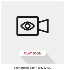 Live video vector icon