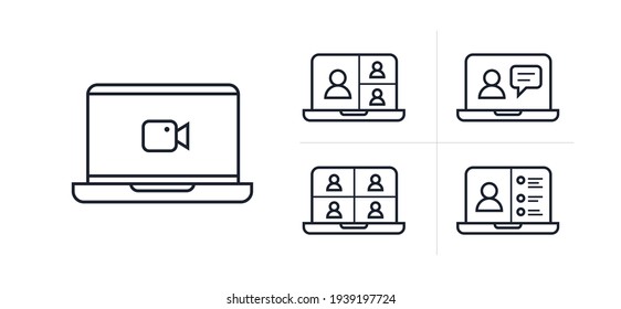 Live Webinar Button, icon, emblem label. Vector illustration with teacher. Online education.