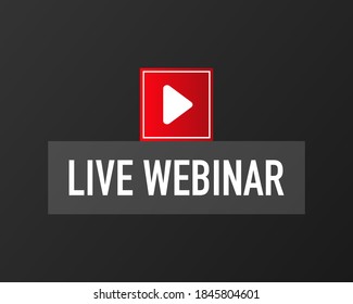 Live Streaming Neon Sign On Transparent Stock Vector (Royalty Free ...