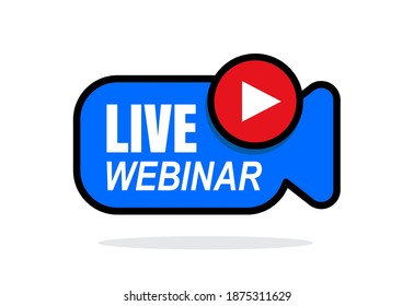 Live Stream Icon Live Streaming Element Stock Vector (Royalty Free ...