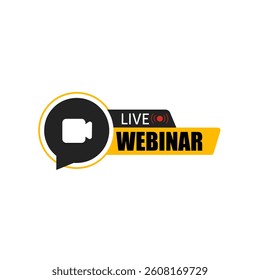 Live Webinar, Online Meeting, Video Conferencing, Virtual Meeting and Communication. Internet broadcast. Live video streaming. Online conference, distance communication. Team meeting, Remote work.